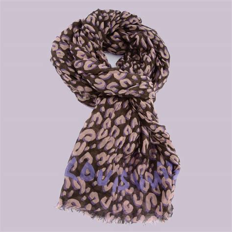 louis vuitton leopard print scarf replica uk|louis vuitton scarf women.